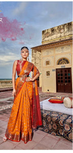 Soft patola silk weaving saree