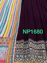 Niks collection - dark aubergine gown (also plus size)