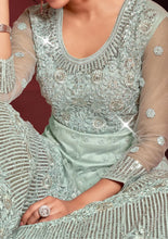 Safeena vol 3 - ocean tint anarkali