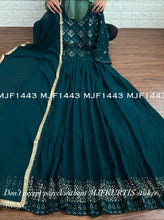 Bottle green anarkali
