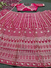 Rani pink partywear silk Lehenga