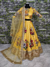 Floral and sequins Lehenga