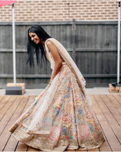 Floral sequins Lehenga