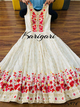 Karigari collection: bandhani and floral anarkali