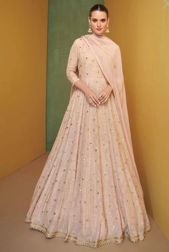 Serena collection: baby pink gown