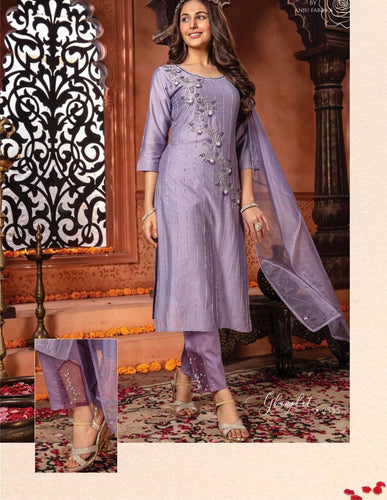 Anjam - Chanderi silk suits (Gurudwara style)