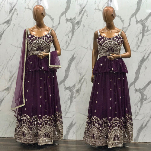 Peplum style Lehenga