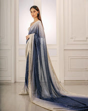 Bollywood shaded sequins saree