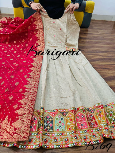 Karigari collection: stone silk anarkali
