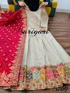 Karigari collection: stone silk anarkali