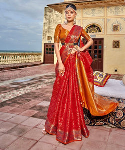 Soft patola silk weaving saree