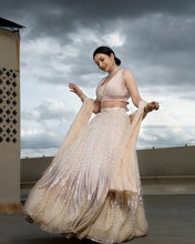 Ballet partywear sequins Lehenga