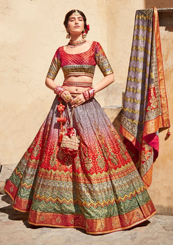 Rianna collection of Gorgeous silk lehengas