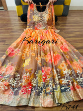Karigari collection: floral anarkali