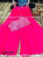 Niks collection: mirror work palazzo