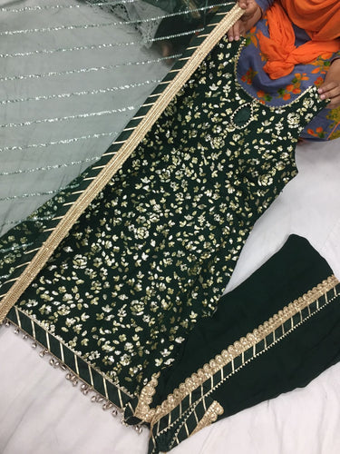 Limited edition: dhoti style sparkly suits