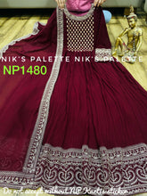 Niks collection - deep red Swarovski gown (also plus size)