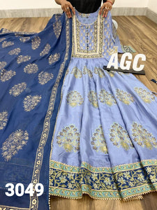 AGC  Collection- muslin silk gown (plus size options)