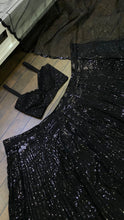 Black partywear sequins Lehenga