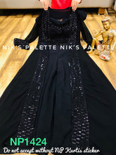 Niks collection: black partywear palazzos