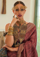 Organza silk two tone saree collection