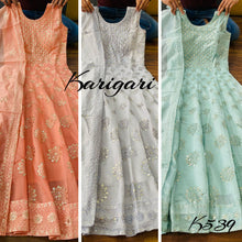 Karigari collection: Grey chanderi gown