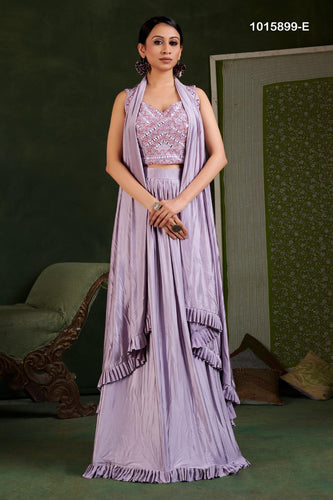 Readymade Lehenga saree - wear dupatta 3 ways