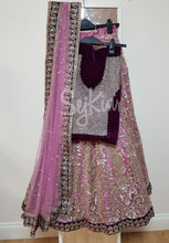 NEW! Mauve with wine lehenga