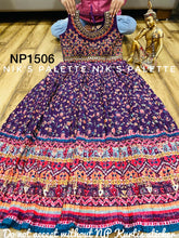 Niks collection - Kalamkari purple Lehenga readymade