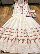 AGC collection: White cambric cotton anarkali