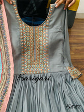 Karigari collection: grey anarkali