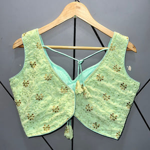 Georgette lucknowi blouses