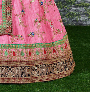 Little birdie pink Lehenga