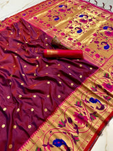 Polka kanchipuram peacock sarees