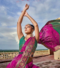 Soft patola silk weaving saree