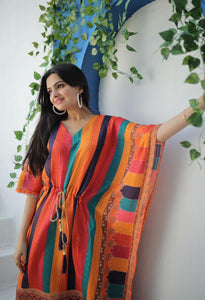Sabyasachi inspired multicoloured Kaftaans