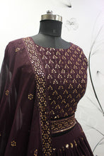 Misha - Purple Lehenga