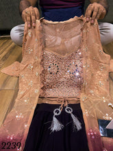 AGC Collection: Shaded peach to maroon Lehenga