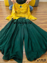 Karigari collection: palazzo with bell sleeves top