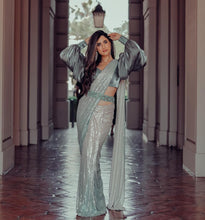 Classy partywear saree