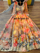 Karigari collection: floral anarkali