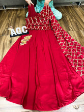 Sal collection: Red drape gown