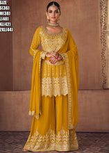 Janisha - readymade mustard yellow long top palazzo