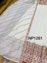 Niks collection: georgette pleated anarkali