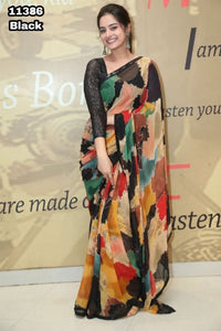 Sabyasachi inspired chiffon saree