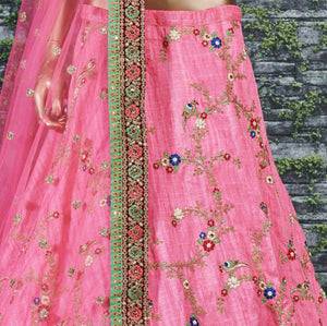 Little birdie pink Lehenga