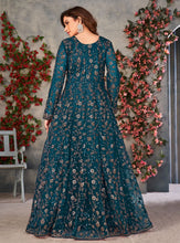 Floral net gowns pants style