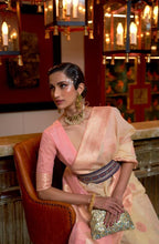 Ariya sarees - Pure linen weaving saree