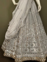 Trending white and silver embroidered Lehenga