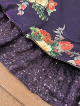 Purple floral partywear Lehenga